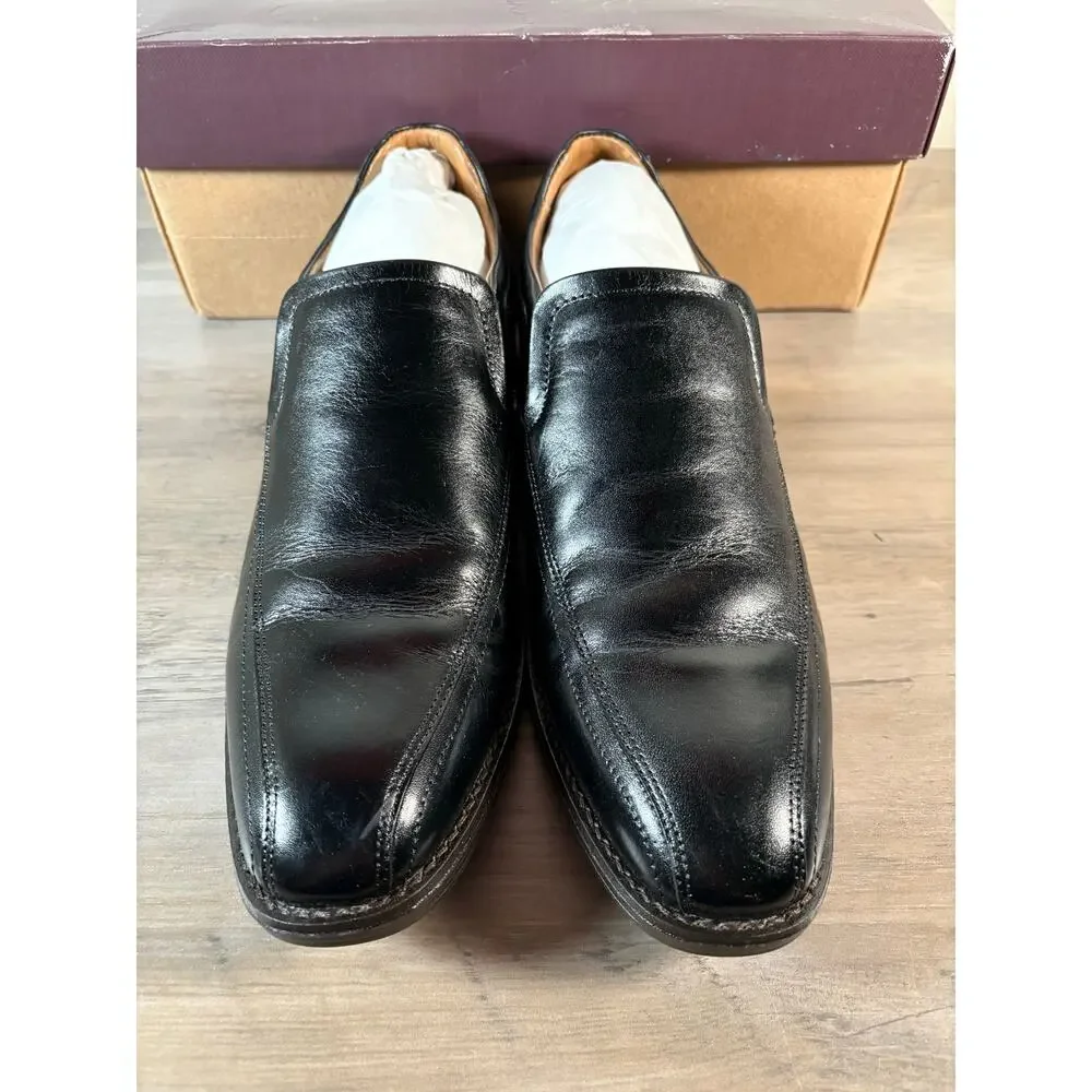 Johnston and Murphy Lewis Venitian Full‎ Grain Leather Balck Men's 9.5 EU 42.5